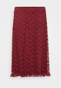 CARJOJO SKIRT - sukňa v tvare A - ruby wine