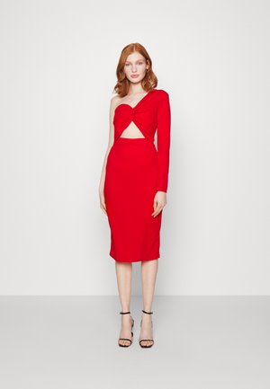 WAL G. LACEY MIDI DRESS - Cocktail φόρεμα / Φόρεμα για πάρτι - red