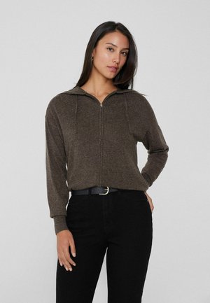 Strickjacke - brown