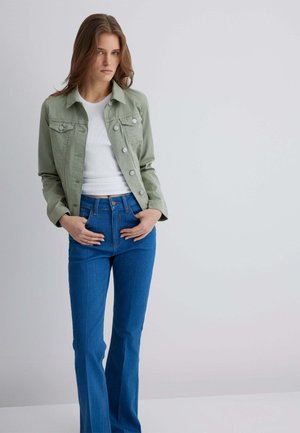 Giacca di jeans - grün