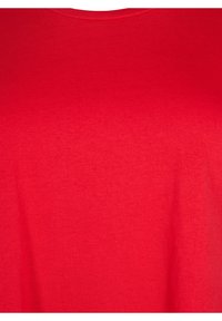 Zizzi SHORT SLEEVED BLEND - Camiseta básica - tango red