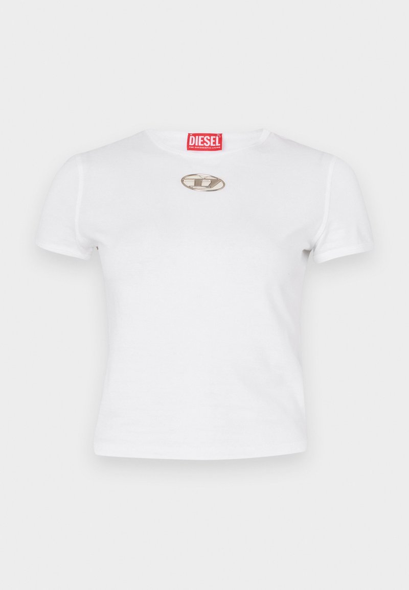 Diesel T-shirt print wit Diesel T-shirt print wit