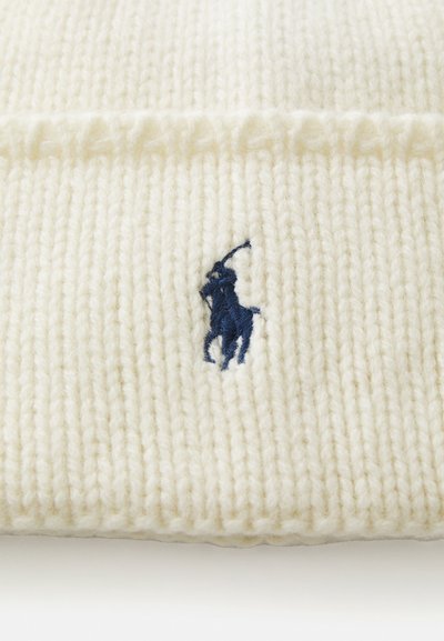 Polo Ralph Lauren KNIT WOOL BEANIE - Beanie - cream ragg