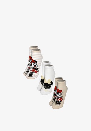 Disney, 3ER PACK DISNEY MINNIE MOUSE SOCKEN SNEAKER STRÜMPFE - Socks - grau/weiß