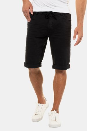 JP1880 Denimové šortky - black denim