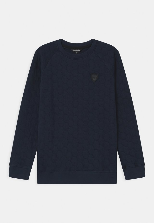 HEXAGON QUILTED - Sweatshirt - blue hera