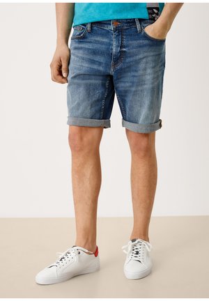 Shorts di jeans - blue stretched den