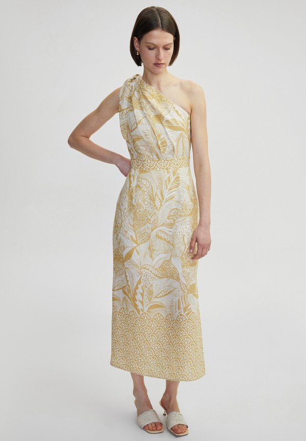 ASYMMETRIC SLEEVE - Freizeitkleid - natural