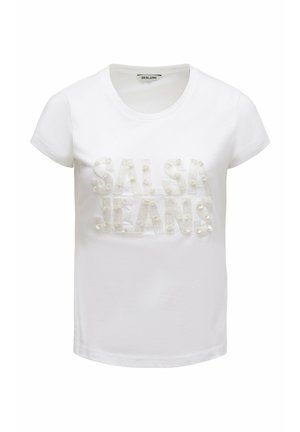Salsa Jeans, SALSA JEANS DIVA CAPRI - T-shirt imprimé - weiß