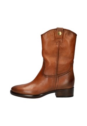 Lage laarzen - cognac