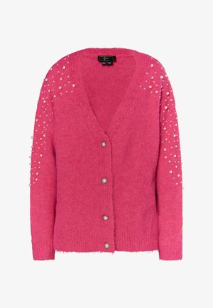 faina, MIT PERLEN IMANE - Kardigán - pink