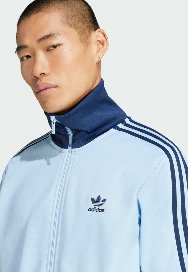 Zip-up sweatshirt - clear sky   night indigo2