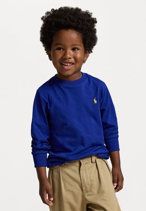 COTTON JERSEY LONG-SLEEVE T-SHIRT - Camiseta de manga larga - classic azure