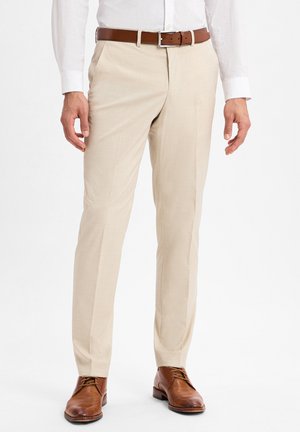 CALIFORNIA - Anzughose - beige weiß