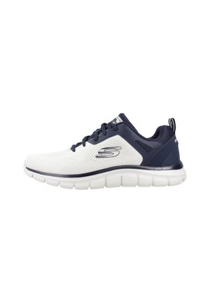 TRACK - Trainers - off white engineered mesh/pu/navy trim