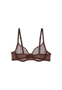PURE MESH - Reggiseno a balconcino - brown