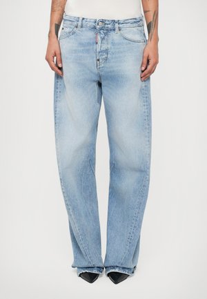 TWISTED JEAN - Avar lõikega teksad - navy blue