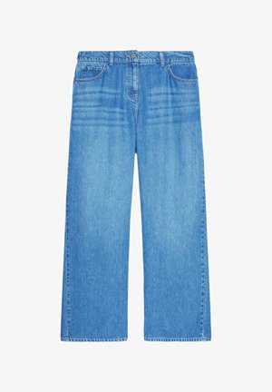 Luisa Viola, JEANS FLUIDO WIDE LEG (ITALIAN SIZE) - Wide leg - azzurro