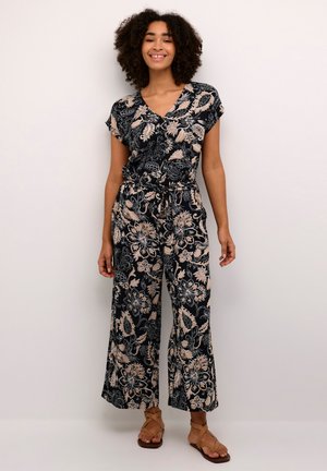 REGULAR FIT - Jumpsuit - black savannah tan paisley