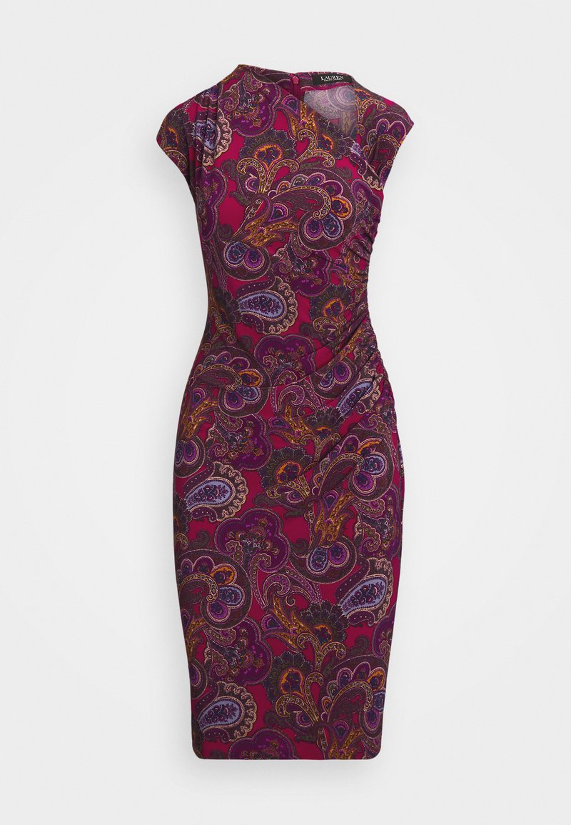 Lauren Ralph Lauren Petite Jerseyjurk donkerroze Lauren Ralph Lauren Petite Jerseyjurk donkerroze