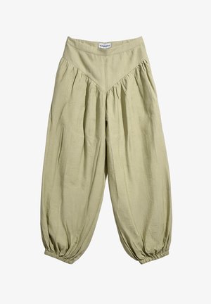 Bosanova, PANTALÓN BALLOON CAQUI CON CREMALLERA - Pantalones - kaki