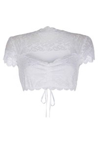 Nina von C. KURZARM - Bluse - weiß