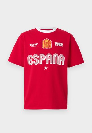 Only & Sons, ONSWORLDCUP TEE - Μπλουζάκι με στάμπα - racing red