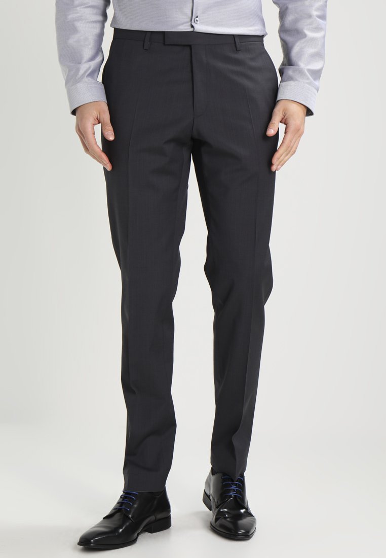 Bugatti FLEXCITY STRETCH SLIM FIT Dress anthra Zalando.no Bugatti FLEXCITY-STRETCH SLIM FIT - Dress - grau