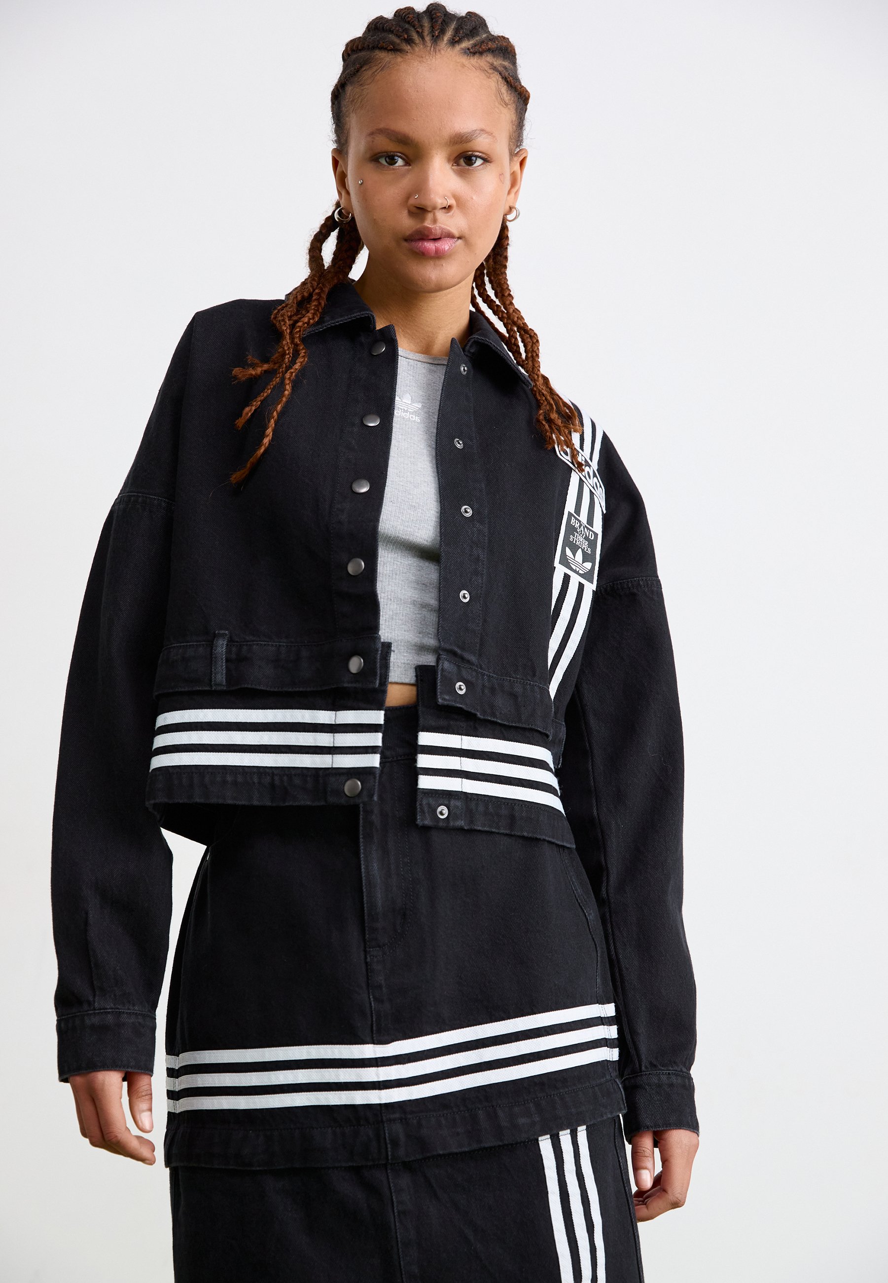 adidas Originals ADIBREAK DENIM TWO-IN-ONE TRACK - Denim