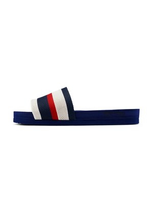 Pantolette flach - red blue