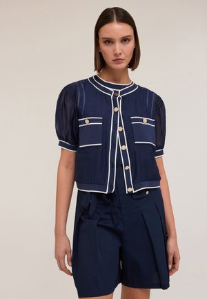MISTO  CON BORDI A COSTE - Blouse - blu