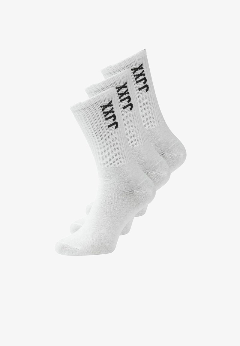 JJXX MORENO 3 PACK - Κάλτσες - white