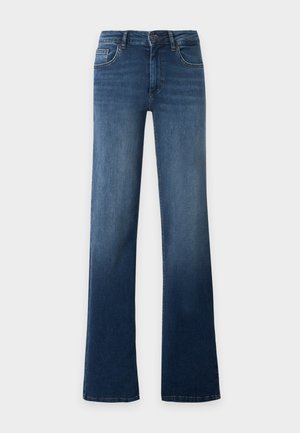 ONLY, Straight fit ONLBLUSH Mid waist - Vaqueros rectos - dark blue denim