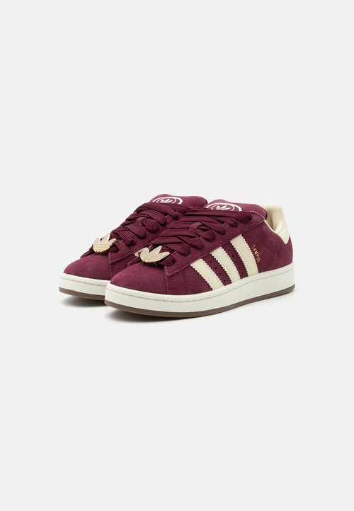 adidas CAMPUS 00S - Skate shoes - maroon/warm vanilla/gold-coloured metallic — photo 2