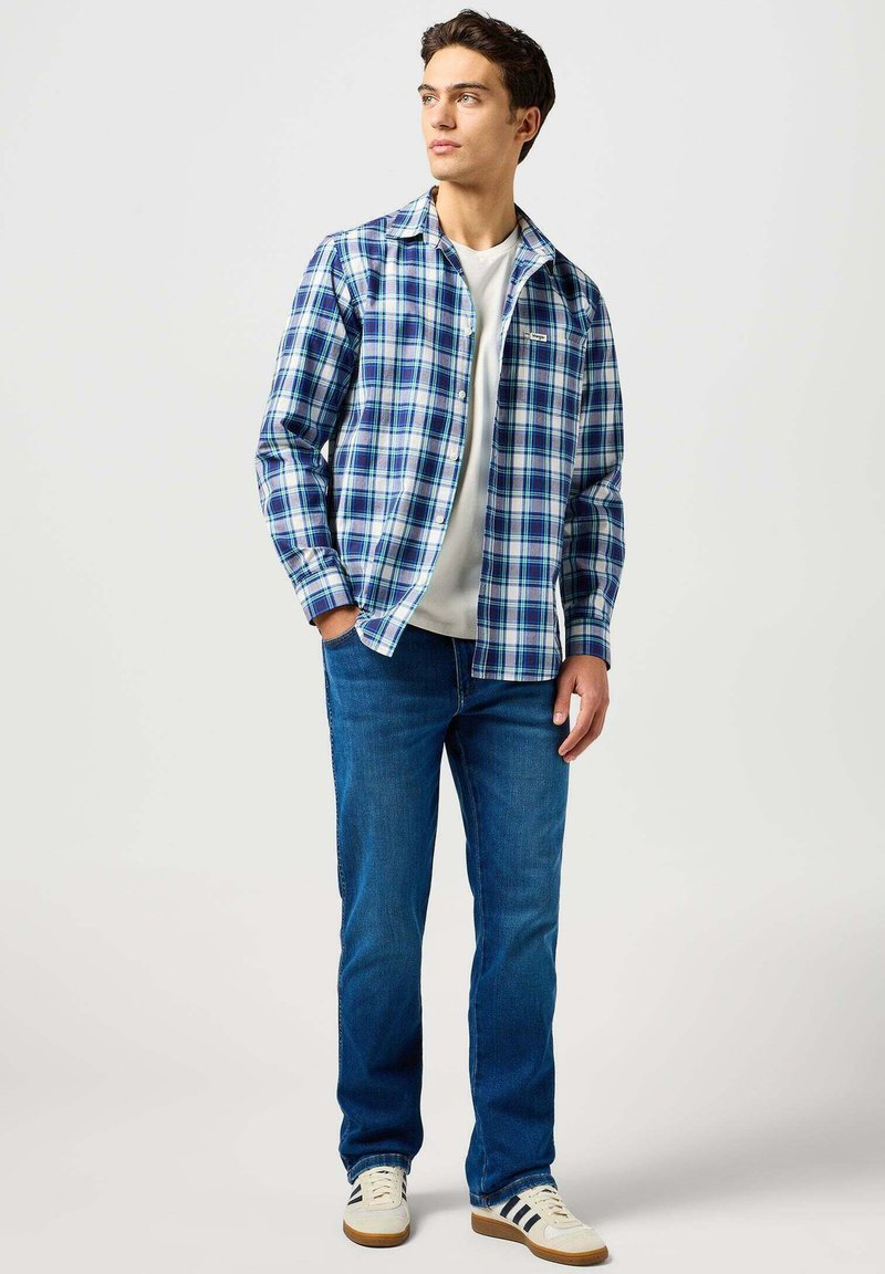 Wrangler Straight leg jeans blauw denim/bluedenim Wrangler Straight leg jeans blauw denim/bluedenim