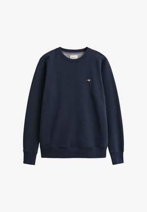 GANT SHIELD C NECK - Sweater - evening blue