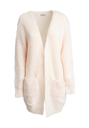 INFLUENCER, INFLUENCER CARDIGAN BOUCLÉ OPEN-FRONT CARDIGAN - Cardigan - ivory
