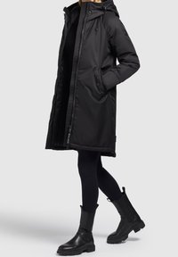 khujo Abrigo de invierno - black