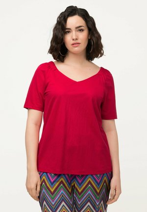 Ulla Popken T-Shirt basic - red