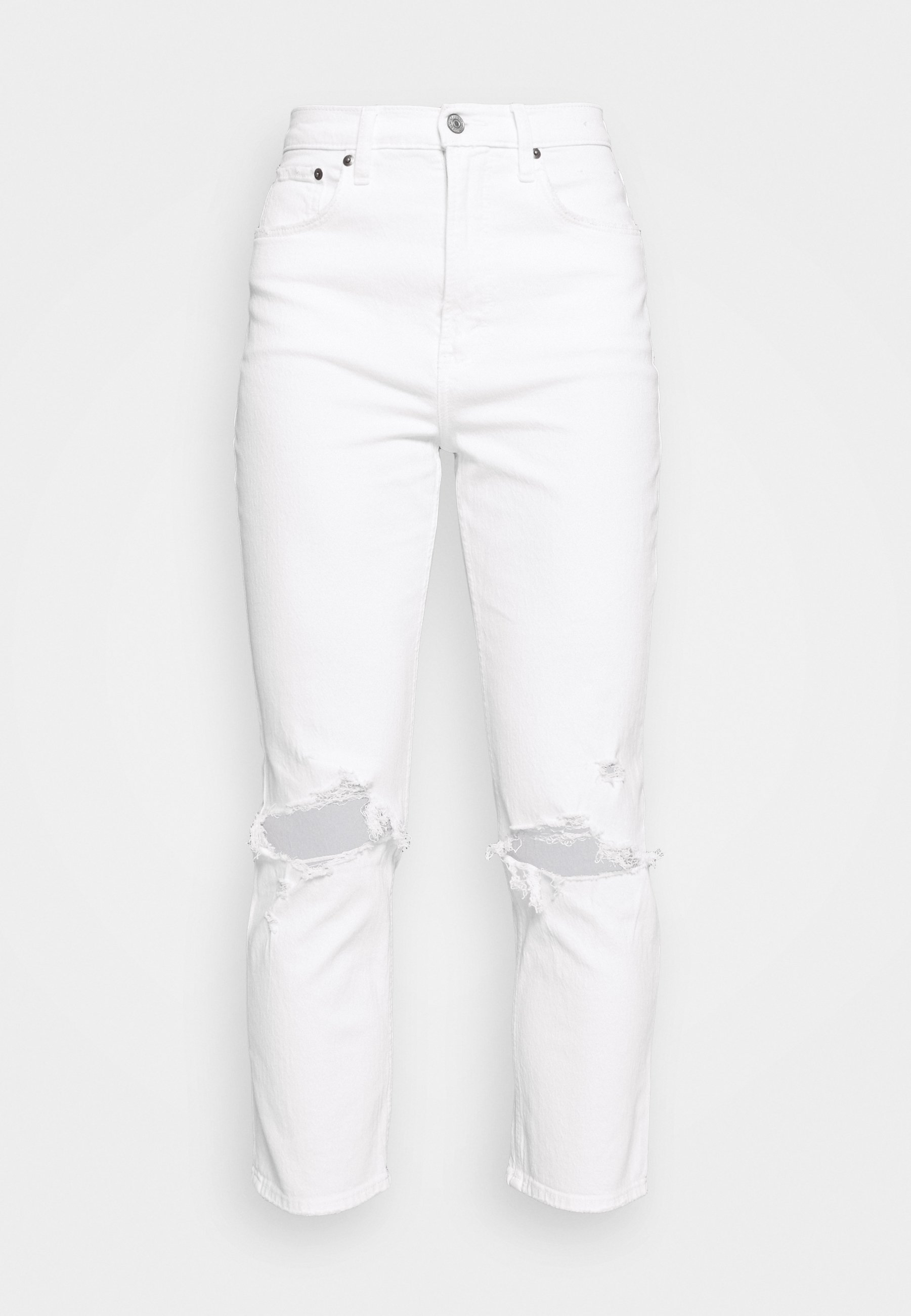 STRAIGHT - Slim fit jeans - white dest 