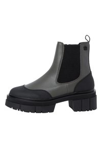 s.Oliver Botines con plataforma - green
