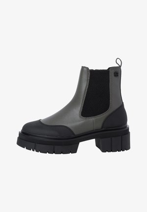 s.Oliver Stivaletti con plateau - green