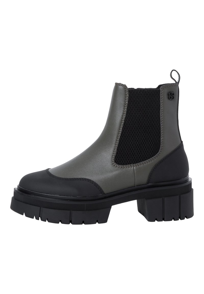 s.Oliver Botines con plataforma - green