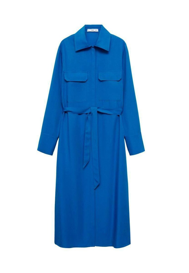 mango blue shirt dress Mango Shirt dress - dark blue