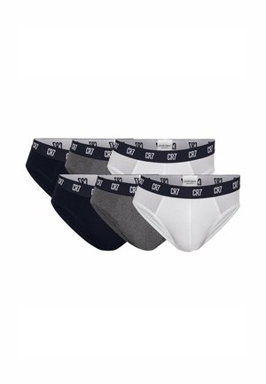 6 PACK  - Slip - weiß grau dunkelblau