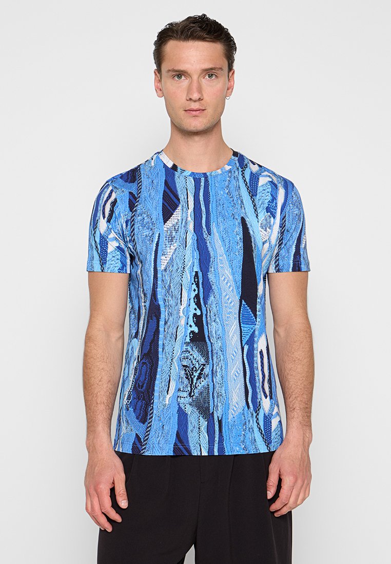 carlo colucci T-shirt print blauw