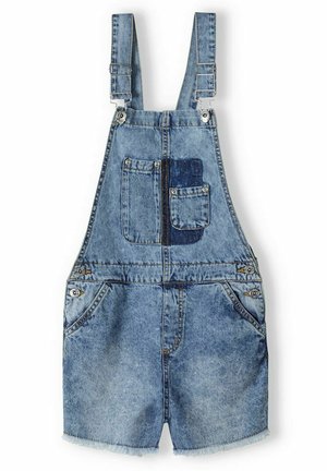 WITH RIP DETAIL - Dungarees - blue denim