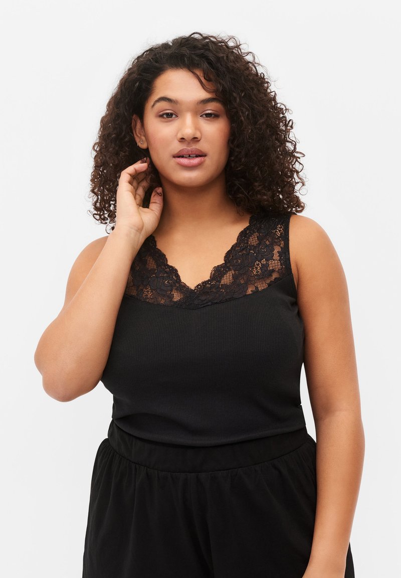 Zizzi Natt j Tr jer Black sort Zalando dk zizzi-natt-j-tr-jer-black-sort-zalando-dk