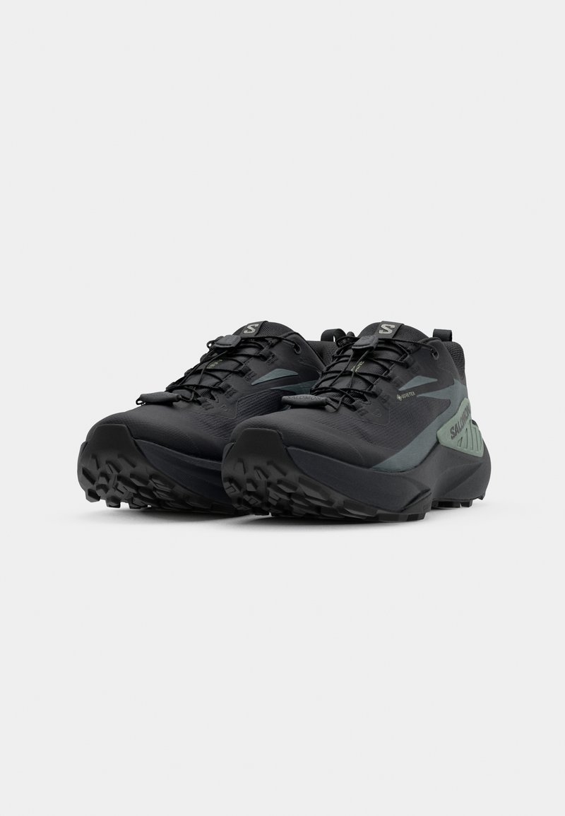 Salomon GENESIS GTX - Trail running shoes - black/agave  display picture 3