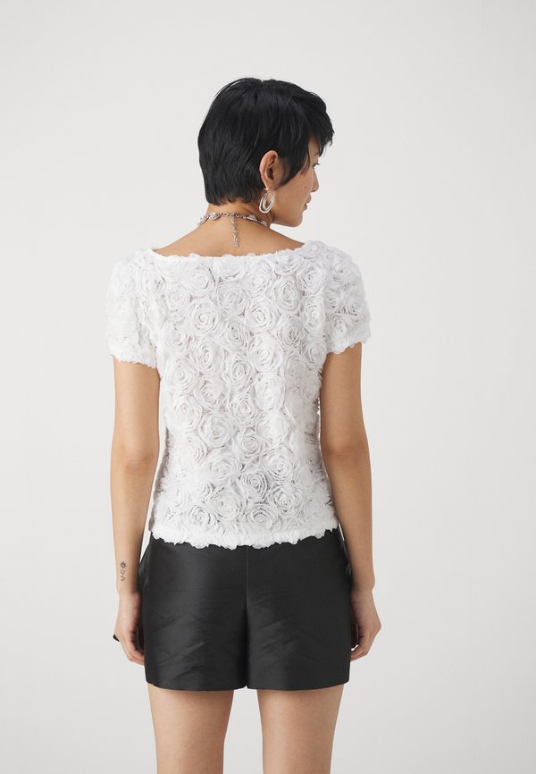 LOUISE - Print T-shirt - ivory2